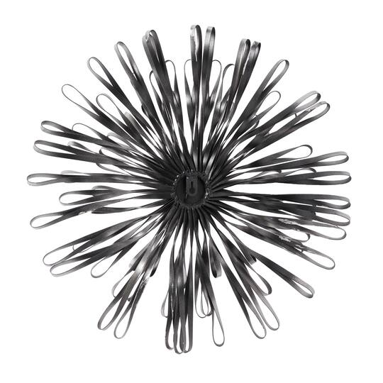 Silver Metal Modern Wall Décor Set, 18", 22" & 27"